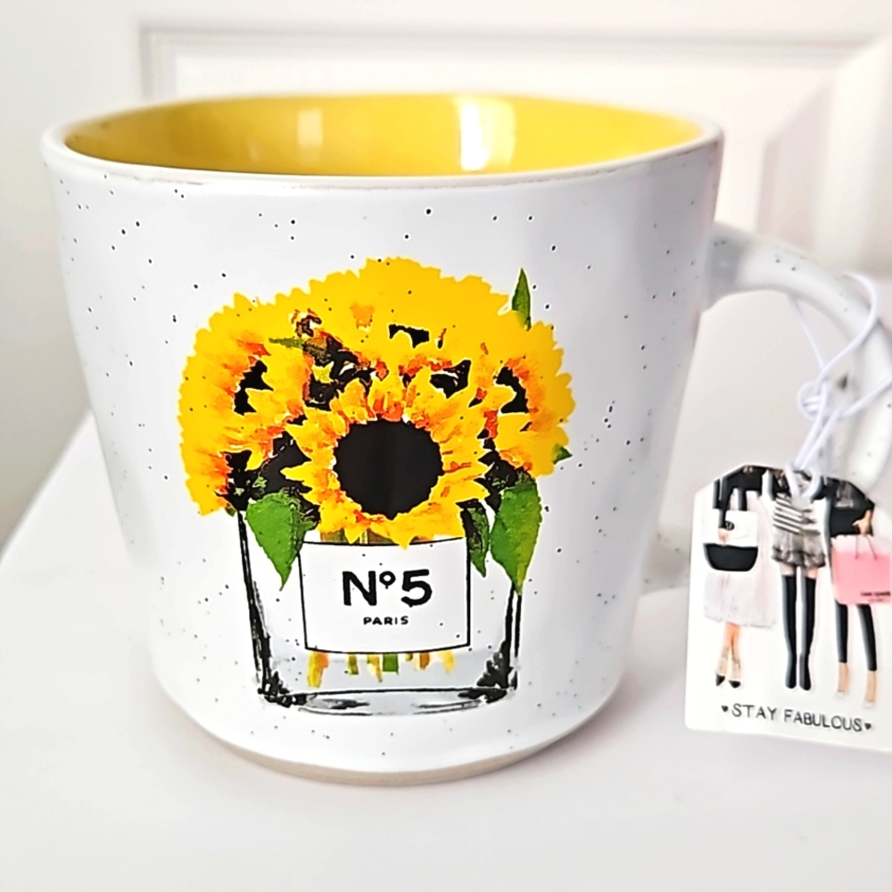 NWT Amanda Greenwood Art Lux-inspired Mug